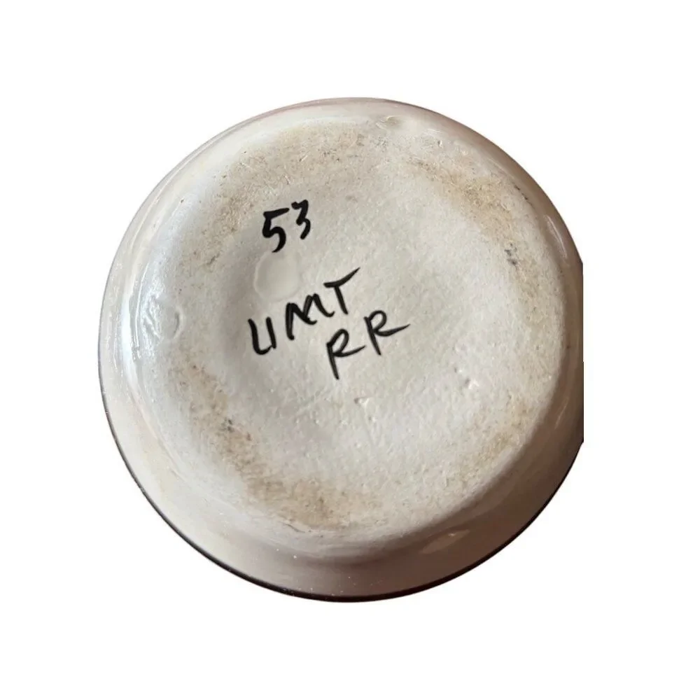 UTE Mountain Tribe Native American Pottery Jar Signed UMT Handmade Geometric